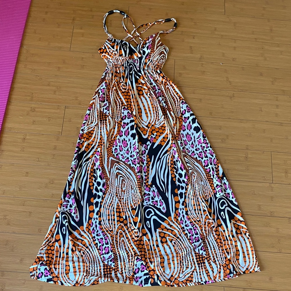 Animal print, colorful dress

💙 bundle eligible